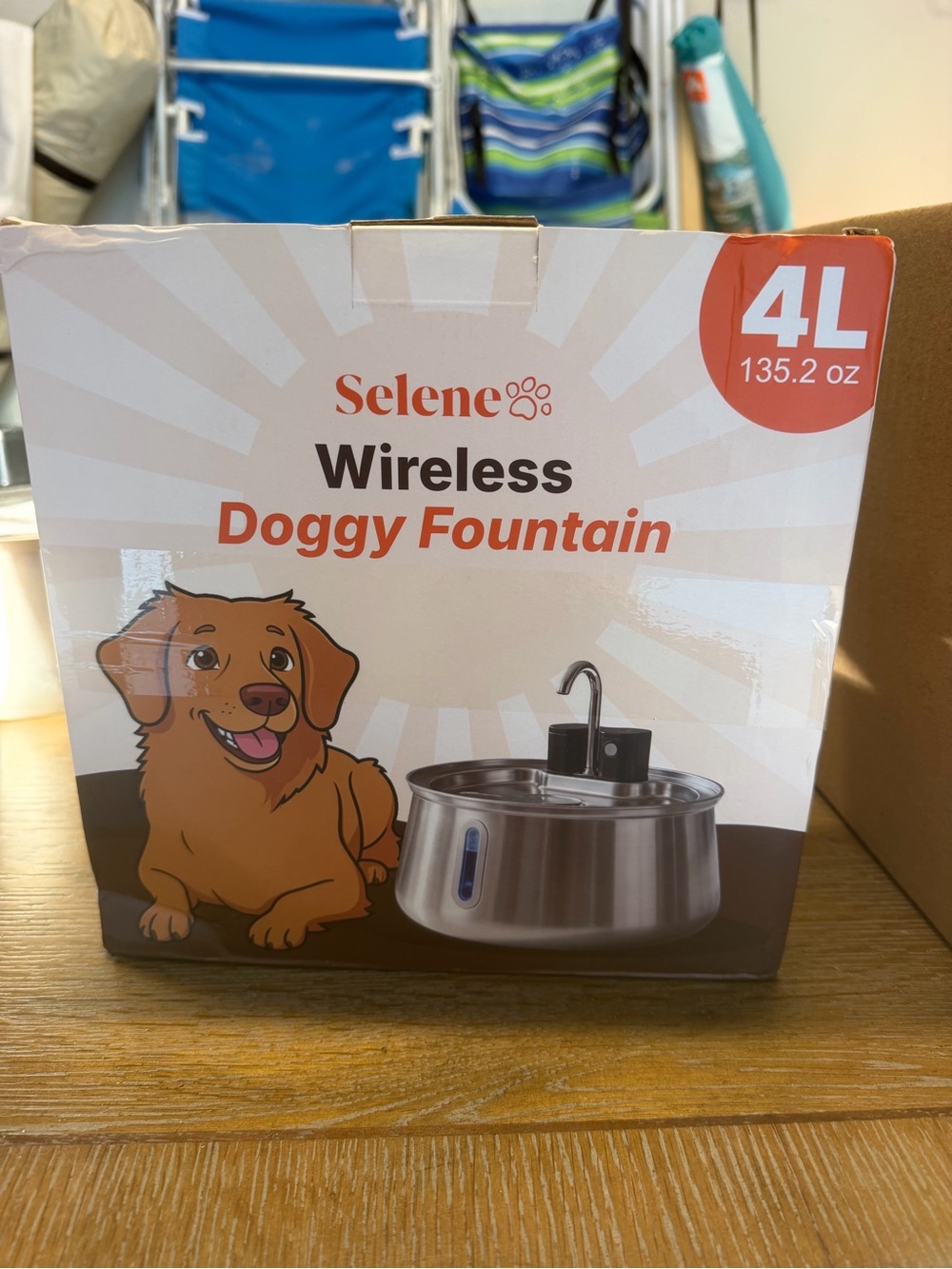 Wireless Doggy Fountain - Stainless Steel (Silver)